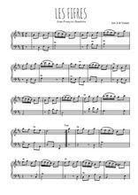 Téléchargez l'arrangement pour piano de la partition de jean-francois-dandrieu-les-fifres en PDF